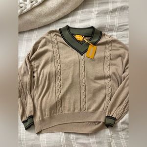 WISPR V neck sweater size XL